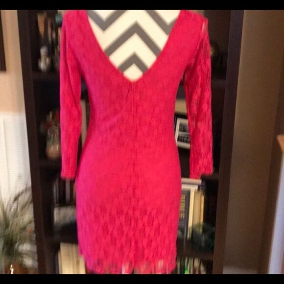 Star Vixen Pink Lace Dress Size SMALL - Picture 2 of 6